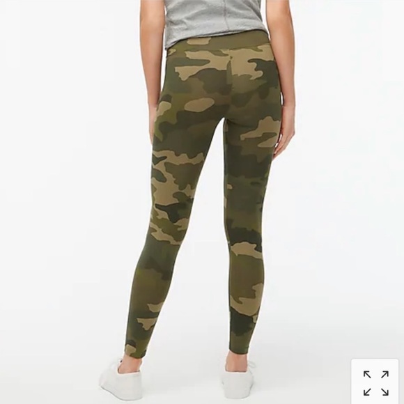 NWT J. Crew Printed full-length everyday leggings Camo - Picture 7 of 8